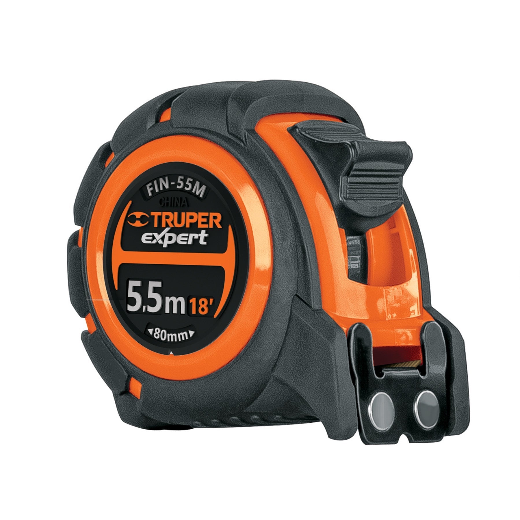 Flexometro industrial contra impactos 5.5 m cinta 25 mm