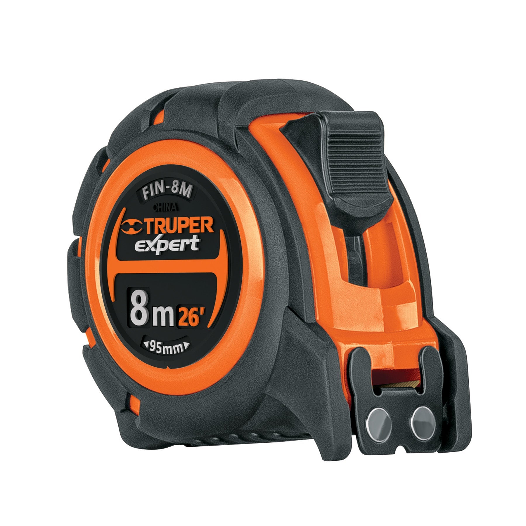 Flexometro industrial contra impactos 8 m cinta 25 mm