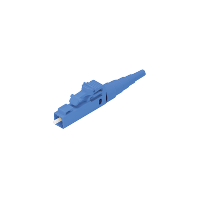 PANDUIT - Conector de Fibra Óptica Monomodo OS2 9/125, LC Simplex, Pulido en Campo, Color Azul