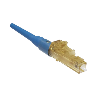 PANDUIT - Conector de Fibra Óptica LC Simplex OptiCam, Monomodo 9/125 OS2, Pre-pulido, Color Azul