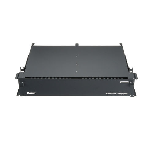 PANDUIT - Panel de Distribución de Fibra Óptica, Acepta 12 Cassettes HD Flex y 144 Fibras por UR, Hasta 2 UR