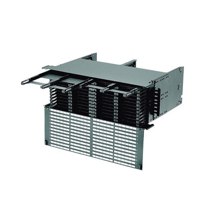 PANDUIT - Panel de Distribución de Fibra Óptica, Acepta 12 Cassettes HD Flex y 144 Fibras por UR, 4 UR