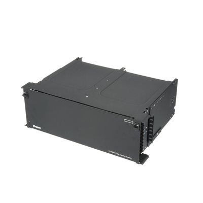 PANDUIT - Panel de Distribución de Fibra Óptica, Acepta 12 Cassettes HD Flex y 144 Fibras por UR, 4 UR