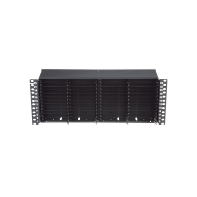 PANDUIT - Panel de Distribución de Fibra Óptica, Acepta 12 Cassettes HD Flex y 144 Fibras por UR, 4 UR