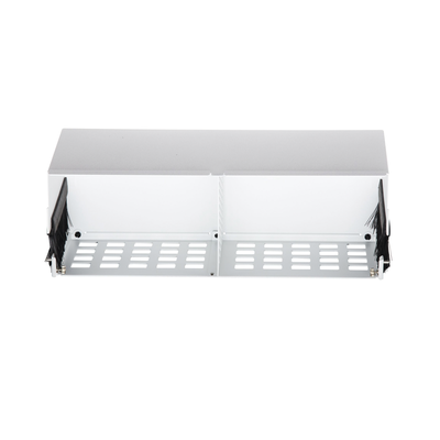 PANDUIT - Placa Para Administración de Cables de Fibra Óptica en Paneles HD Flex, 4 UR, Color Negro