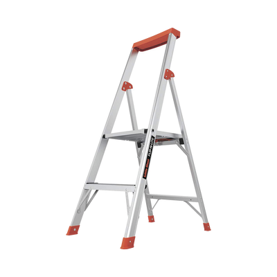LITTLE GIANT LADDER SYSTEMS - Escalera con 2 peldaños de 1.2 metros de aluminio.