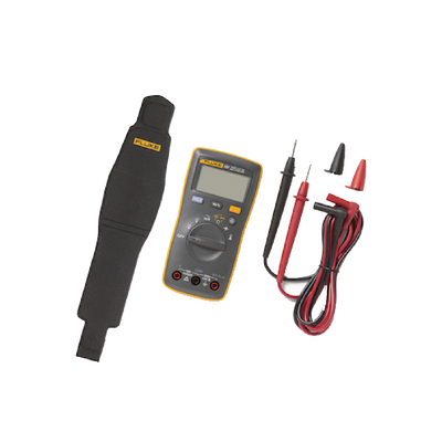 FLUKE - Multímetro Digital de Tamaño Compacto, Para Medición de Corriente y Tensión, Uso con Voltaje Máximo de 600 V, Pantalla LED Retroiluminada