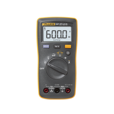 FLUKE - Multímetro Digital de Tamaño Compacto, Para Medición de Corriente y Tensión, Uso con Voltaje Máximo de 600 V, Pantalla LED Retroiluminada