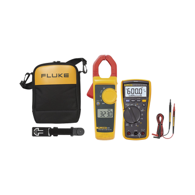 FLUKE - Juego de Multímetro FLUKE-117 y Amperímetro de Gancho Fluke-323