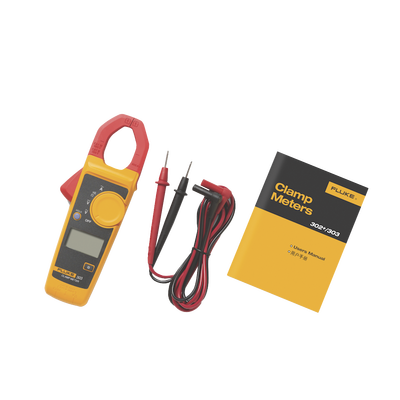 FLUKE - Amperimetro de Gancho, Para Medida de Corriente en CA de 600 A y Tensión en CA y CC de 600V