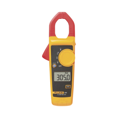 FLUKE - Amperimetro de Gancho, Para Medida de Corriente en CA de 999 A y Tensión en CA y CC de 600V
