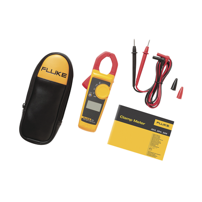 FLUKE - Amperimetro de Gancho de Verdadero Valor Eficaz (True RMS), Medida de Corriente en CA de 400 A y Tensión en CA y CC de 600V