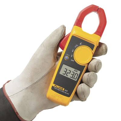 FLUKE - Amperimetro de Gancho de Verdadero Valor Eficaz (True RMS), Medida de Corriente en CA de 400 A y Tensión en CA y CC de 600V