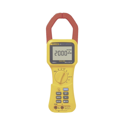 FLUKE - Pinza Amperimétrica de Verdadero Valor Eficaz de 2000 A CA. CAT IV 600 V, CAT III 1000 V