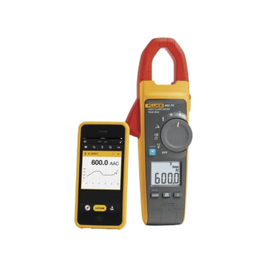 FLUKE - Amperímetro de Gancho RMS 600A Temp MA Capacitancia FlukeConnect