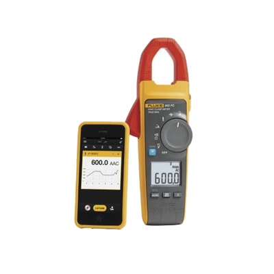 FLUKE - Amperímetro de Gancho RMS 600A Temp MA Capacitancia FlukeConnect
