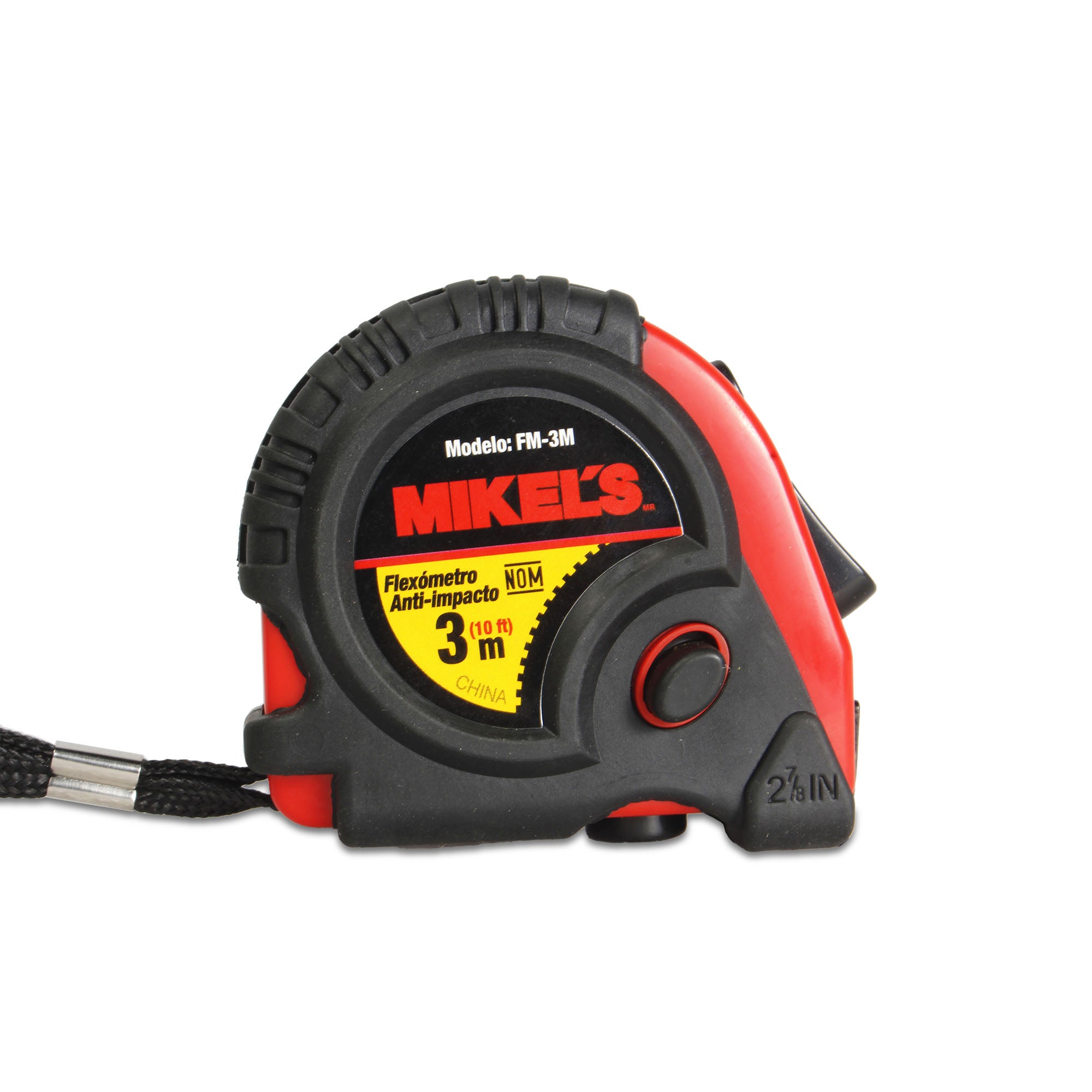 Flexómetro Anti-Impacto (3 mts)