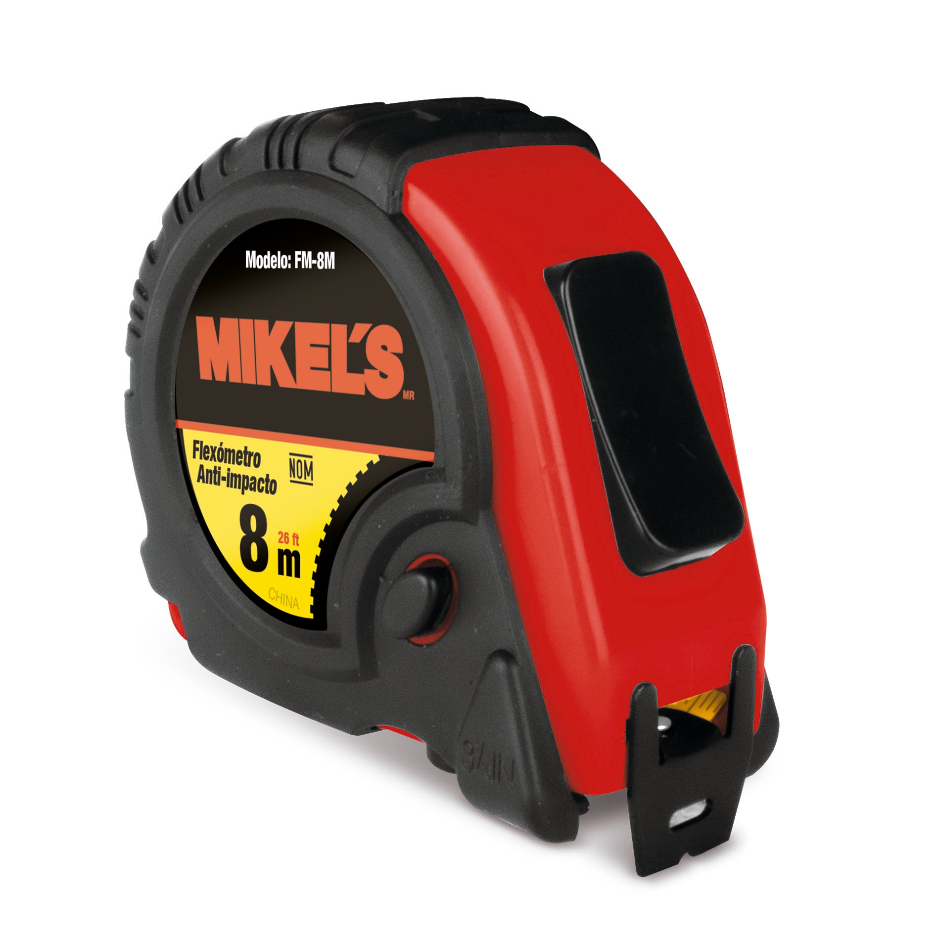 Flexómetro Anti-Impacto (8 mts)