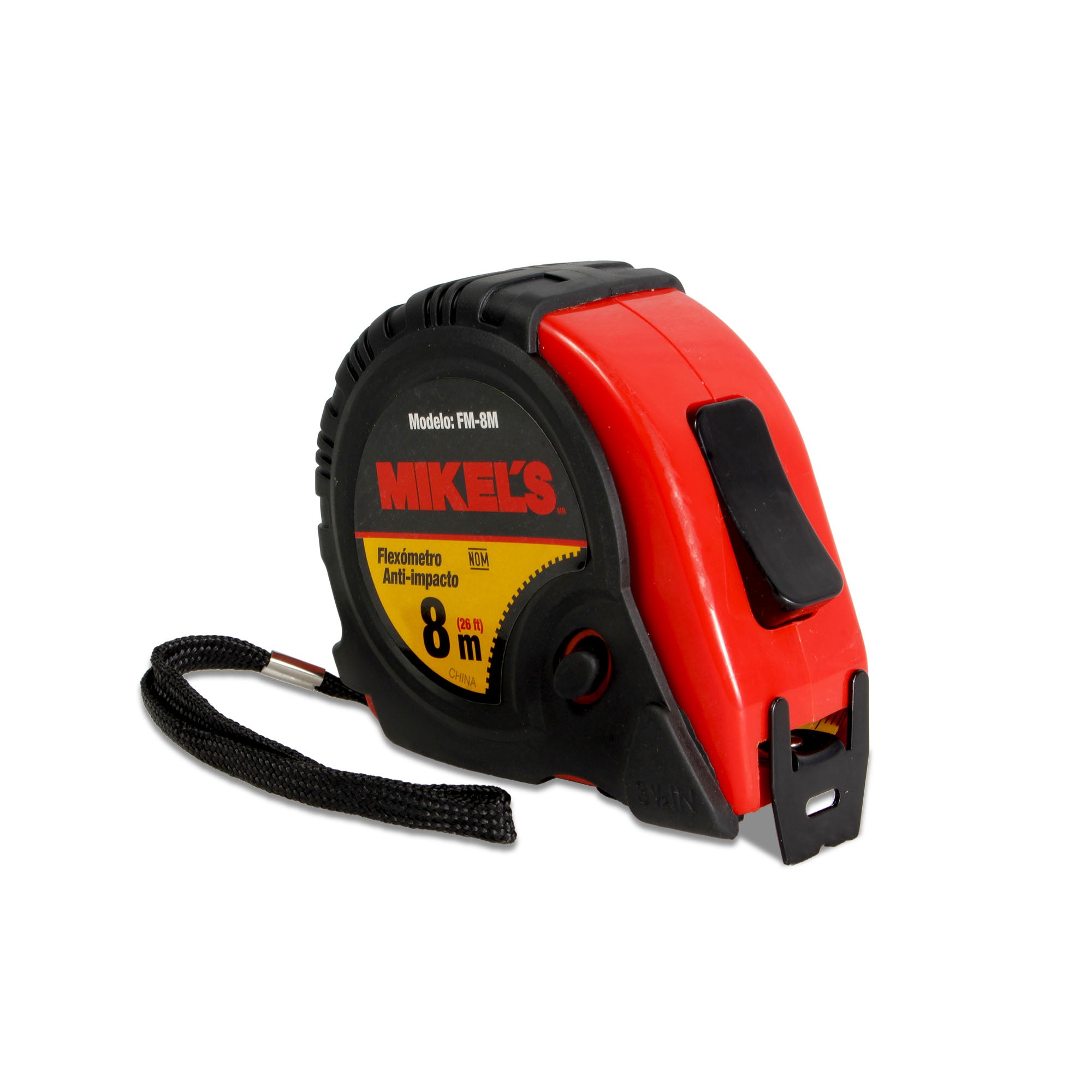 Flexómetro Anti-Impacto (8 mts)