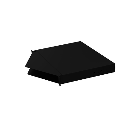 PANDUIT - Panel de Distribución de Fibra Óptica, Acepta 4 Casetes QuickNet o Placas FAP/FMP con Panel CFAPPBL1A (No Incluido), Bandeja Fija, Angulado, Hasta 96 Fibras, Color Negro, 1UR