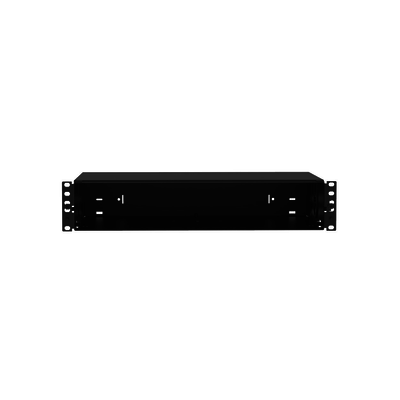 PANDUIT - Panel de Distribución de Fibra Óptica, Acepta 8 Casetes QuickNet o Placas FAP/FMP con Panel CFAPPBL2 (No Incluido), Bandeja Fija, Hasta 192 Fibras, Color Negro, 2UR