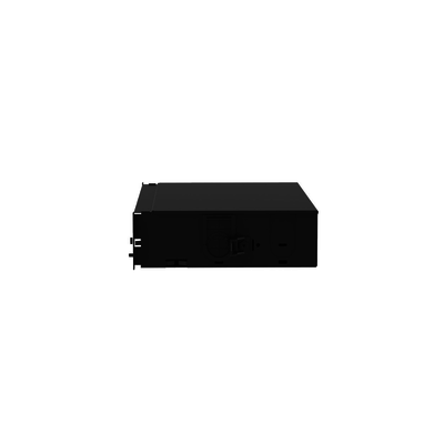 PANDUIT - Panel de Distribución de Fibra Óptica, Acepta 8 Casetes QuickNet o Placas FAP/FMP con Panel CFAPPBL2 (No Incluido), Bandeja Fija, Hasta 192 Fibras, Color Negro, 2UR