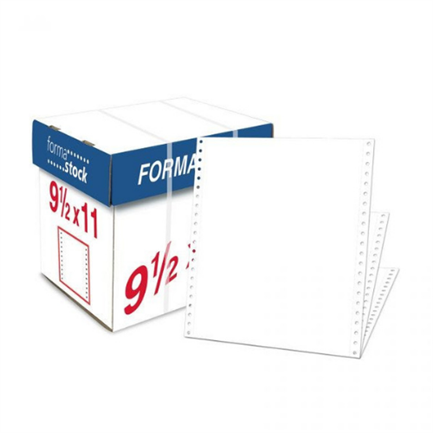 FORMASTOCK - Papel Formastock 9.5x11" Blanco 4Tantos C/750