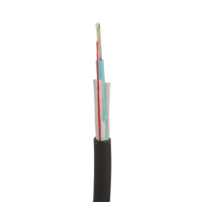 PANDUIT - Cable de Fibra Óptica de 12 Hilos, Multimodo OM4 50/125 Optimizada, Interior/Exterior, Loose Tube 250um, No Conductiva (Dieléctrica), OFNR (Riser), Precio Por Metro