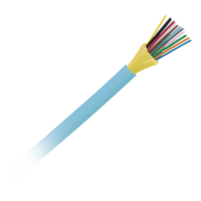 PANDUIT - Cable de Fibra Óptica de 12 Hilos, Multimodo OM4 50/125 Optimizada, Interior, Tight Buffer 900um, No Conductiva (Dieléctrica), OFNP (Plenum), Precio Por Metro