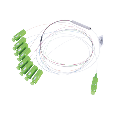 PANDUIT - Divisor Óptico (Splitter) Tipo PLC, de 1x8, Con Conector de Entrada SC/APC y Conectores de Salida SC/APC