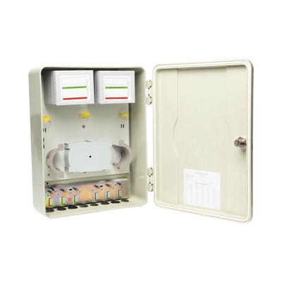 PANDUIT - Gabinete Pasivo de Fibra Óptica, Acepta Cuatro Placas FPONEAP12, IP55, Montaje en Poste o Pared