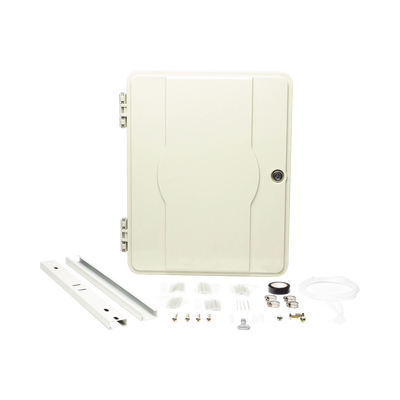 PANDUIT - Gabinete Pasivo de Fibra Óptica, Acepta Cuatro Placas FPONEAP12, IP55, Montaje en Poste o Pared