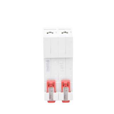 EPCOM POWERLINE - Protección Térmica/ Interruptor 2P, 16A,  Corriente Directa  800 Vcc para Aplicación Fotovoltaica Montaje Riel DIN