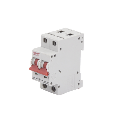 EPCOM POWERLINE - Protección Térmica/ Interruptor 2P, 32A,  Corriente Directa  800 Vcc para Aplicación Fotovoltaica Montaje Riel DIN