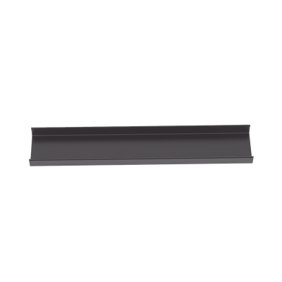 PANDUIT - Canaleta FiberRunner™ 12X4, de PVC Rígido, Color Negro, 1.8 m de Largo