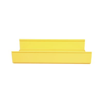 PANDUIT - Canaleta FiberRunner™ 12X4, de PVC Rígido, Color Amarillo, 1.8 m de Largo