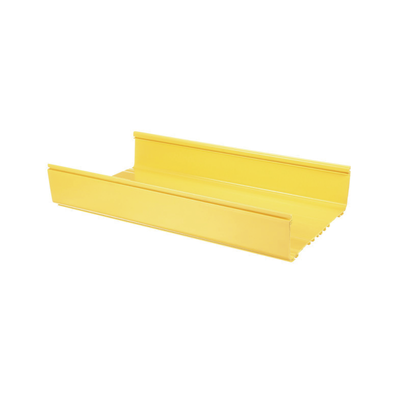 PANDUIT - Canaleta FiberRunner™ 12X4, de PVC Rígido, Color Amarillo, 1.8 m de Largo