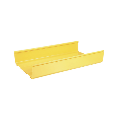 PANDUIT - Canaleta FiberRunner™ 12X4, de PVC Rígido, Color Amarillo, 1.8 m de Largo