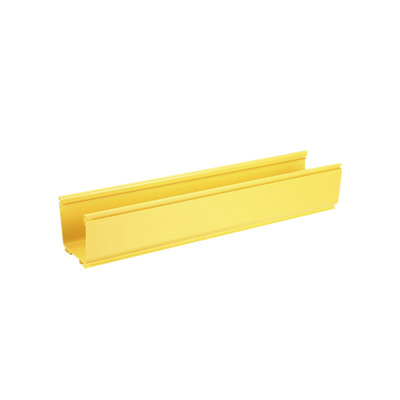 PANDUIT - Canaleta FiberRunner™ 4X4, de PVC Rígido, Color Amarillo, 1.8 m de Largo