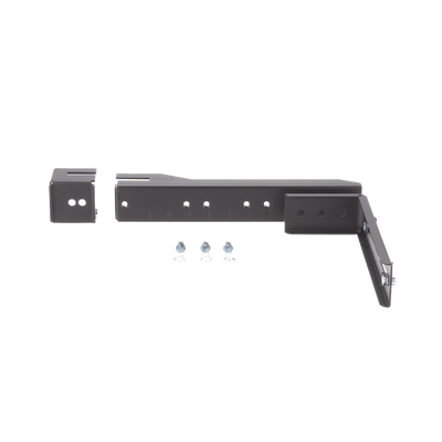 PANDUIT - Soporte en L Para Canaletas FiberRunner 4x4 o 6x4, Para Instalación en Riel de Charola Tipo Escalerilla, Color Negro