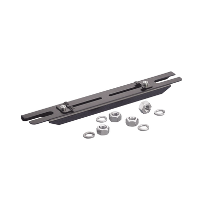 PANDUIT - Soporte de Montaje a Techo Tipo Trapecio, para Canaletas FiberRunner 4X4 y 6x4, o Charola Wyr-Grid de 8in, Uso con Varilla Roscada de 1/2", Color Negro