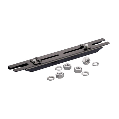 PANDUIT - Soporte de Montaje a Techo Tipo Trapecio, para Canaletas FiberRunner 4X4 y 6x4, o Charola Wyr-Grid de 8in, Uso con Varilla Roscada de 3/8", Color Negro