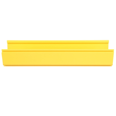 PANDUIT - Canaleta FiberRunner™ 6X4, de PVC Rígido, Color Amarillo, 1.8 m de Largo