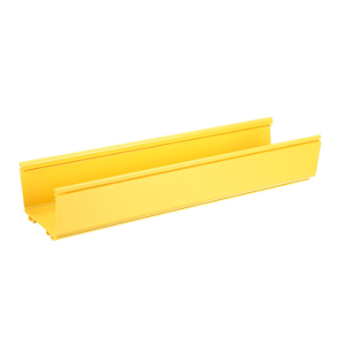 PANDUIT - Canaleta FiberRunner™ 6X4, de PVC Rígido, Color Amarillo, 1.8 m de Largo