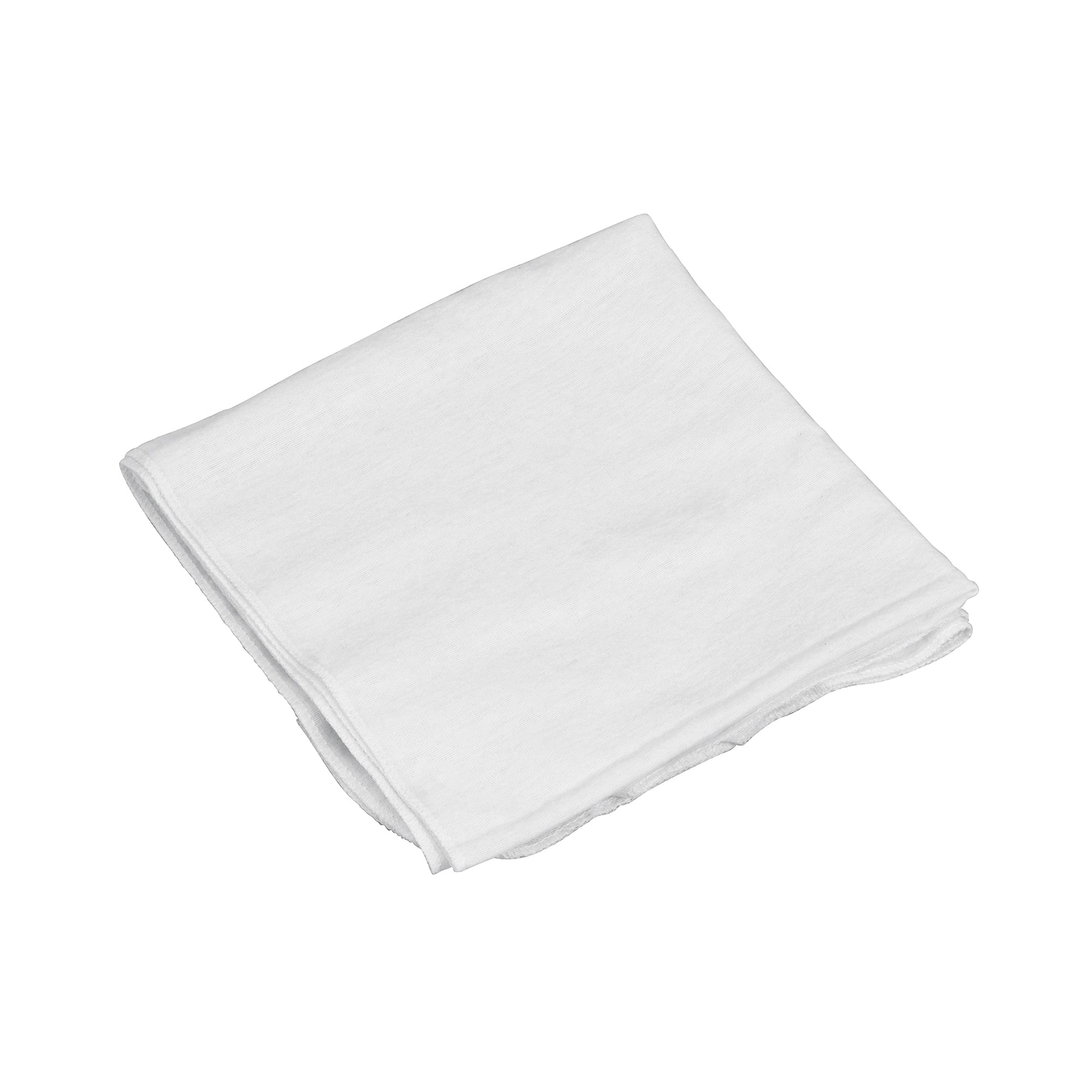 Franela blanca de algodon de 1 m, KLINTEK