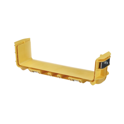 PANDUIT - Union Recta "Cople", Para Canaleta FiberRunner™ 12X4, Color Amarillo