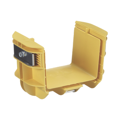 PANDUIT - Union Recta "Cople", Para Canaleta FiberRunner™ 4X4, Color Amarillo