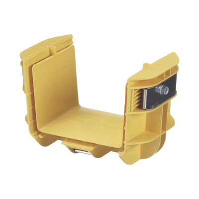 PANDUIT - Union Recta "Cople", Para Canaleta FiberRunner™ 4X4, Color Amarillo