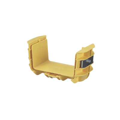 PANDUIT - Union Recta "Cople", Para Canaleta FiberRunner™ 6X4, Color Amarillo