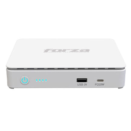 FORZA POWER TECHNOLOGIES - Forza DC-350USBP UPS DC Battery Bank 35W PoE 5/9/12/15/24VDC USB-C